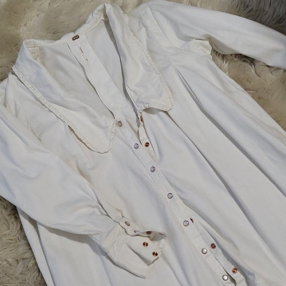 Free People Denim Tunic